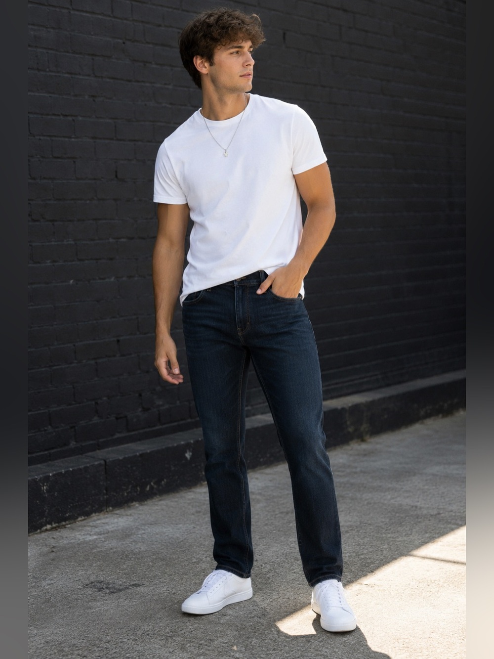 NWT Michael Kors Men’s Straight Leg Dark Wash Jeans 33x30 Designer Denim
